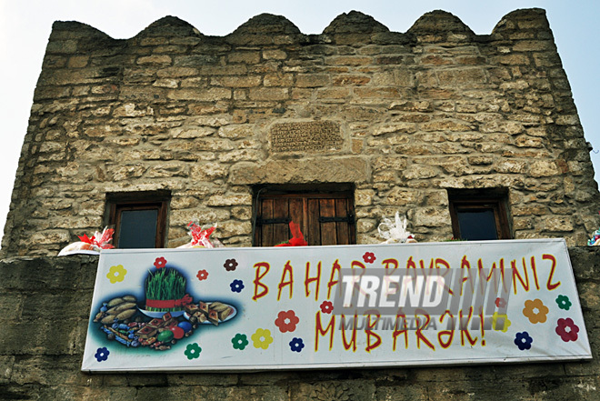 Baku begins Novruz celebrations. Azerbaijan, March 13, 2012 