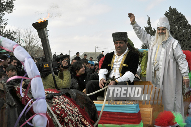 Baku begins Novruz celebrations. Azerbaijan, March 13, 2012 