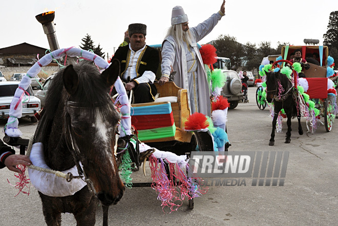 Baku begins Novruz celebrations. Azerbaijan, March 13, 2012 