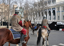 Baku begins Novruz celebrations. Azerbaijan, March 13, 2012 