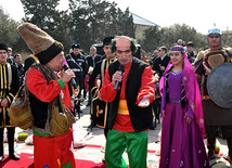 Baku celebrates "last Tuesday" before Novruz holiday. Azerbaijan, March 13, 2012 