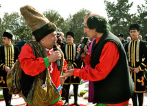 Baku celebrates "last Tuesday" before Novruz holiday. Azerbaijan, March 13, 2012 