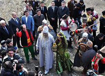 Baku celebrates "last Tuesday" before Novruz holiday. Azerbaijan, March 13, 2012 