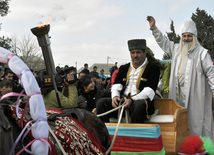 Baku begins Novruz celebrations. Azerbaijan, March 13, 2012 