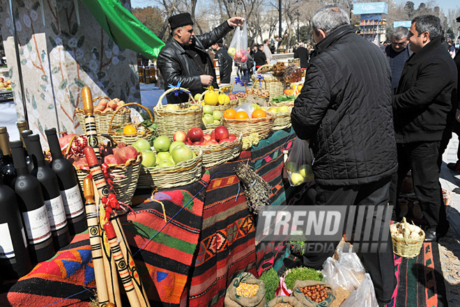 В Азербайджане отмечают Новруз байрамы. Баку, Азербайджан, 20 марта 2012 г.