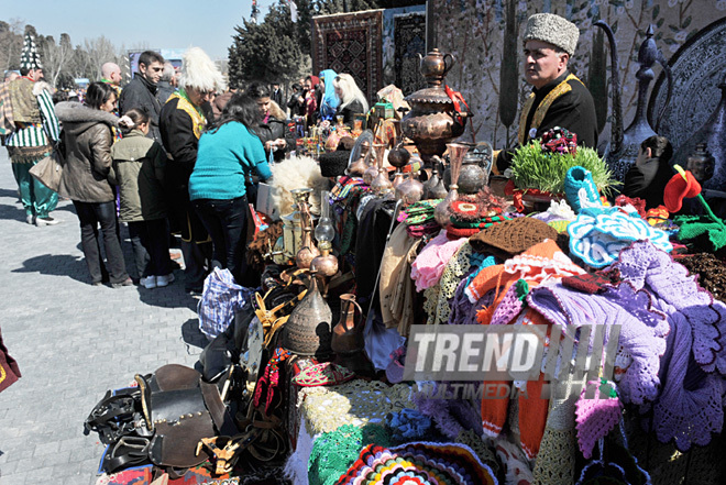 В Азербайджане отмечают Новруз байрамы. Баку, Азербайджан, 20 марта 2012 г.