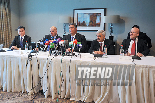 FIDE and Azerbaijani Chess Federation sign cooperation agreement. Baku, Azerbaijan, Apr. 03, 2012