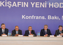 Conference devoted to 89th anniversary of Azerbaijani national leader Heydar Aliyev. Baku, Azerbaijan, May 05, 2012