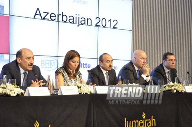 Presentation of special issue of The Business Year magazine, dedicated to Azerbaijan. Baku, Azerbaijan, May 08, 2012