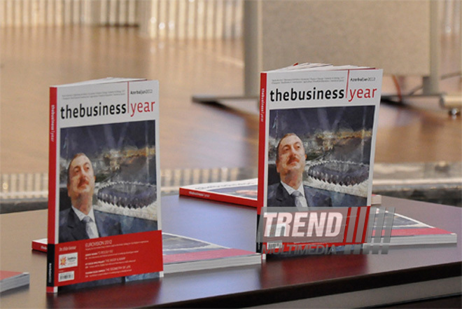 Presentation of special issue of The Business Year magazine, dedicated to Azerbaijan. Baku, Azerbaijan, May 08, 2012