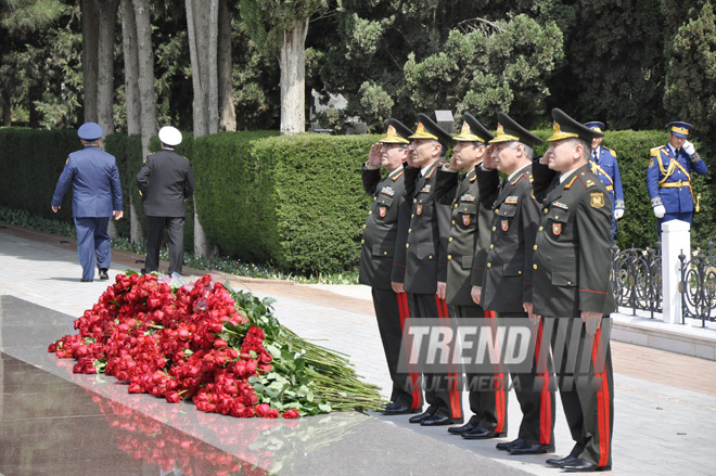 Azerbaijan's public marks 89th birthday of Nationwide Leader Heydar Aliyev. Baku, Azerbaijan, May 10, 2012