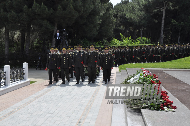 Azerbaijan's public marks 89th birthday of Nationwide Leader Heydar Aliyev. Baku, Azerbaijan, May 10, 2012