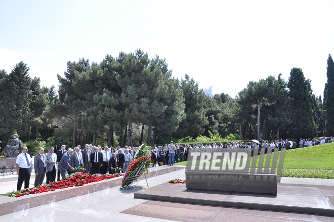 Azerbaijan's public marks 89th birthday of Nationwide Leader Heydar Aliyev. Baku, Azerbaijan, May 10, 2012