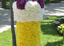 Flower festival in Baku, Azerbaijan, May 10, 2012