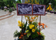 Flower festival in Baku, Azerbaijan, May 10, 2012