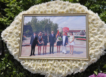 Flower festival in Baku, Azerbaijan, May 10, 2012