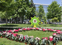 Flower festival in Baku, Azerbaijan, May 10, 2012