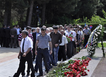 Azerbaijan's public marks 89th birthday of Nationwide Leader Heydar Aliyev. Baku, Azerbaijan, May 10, 2012