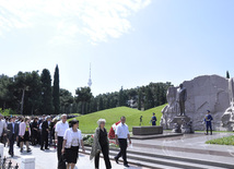 Azerbaijan's public marks 89th birthday of Nationwide Leader Heydar Aliyev. Baku, Azerbaijan, May 10, 2012