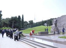 Azerbaijan's public marks 89th birthday of Nationwide Leader Heydar Aliyev. Baku, Azerbaijan, May 10, 2012