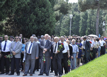 Azerbaijan's public marks 89th birthday of Nationwide Leader Heydar Aliyev. Baku, Azerbaijan, May 10, 2012