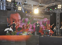 A gala concert and grandios fireworks display held in the National Park. Baku, Azerbaijan, May 10, 2012