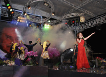 A gala concert and grandios fireworks display held in the National Park. Baku, Azerbaijan, May 10, 2012