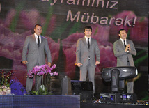 A gala concert and grandios fireworks display held in the National Park. Baku, Azerbaijan, May 10, 2012