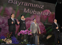 A gala concert and grandios fireworks display held in the National Park. Baku, Azerbaijan, May 10, 2012