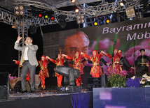 A gala concert and grandios fireworks display held in the National Park. Baku, Azerbaijan, May 10, 2012