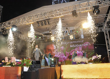 A gala concert and grandios fireworks display held in the National Park. Baku, Azerbaijan, May 10, 2012