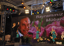 A gala concert and grandios fireworks display held in the National Park. Baku, Azerbaijan, May 10, 2012