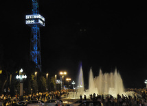 Baku hosts concert and firework celebrations on the occasion of the Day of Republic. Baku, Azerbaijan, May 28, 2012 