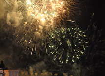 Baku hosts concert and firework celebrations on the occasion of the Day of Republic. Baku, Azerbaijan, May 28, 2012 