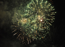 Baku hosts concert and firework celebrations on the occasion of the Day of Republic. Baku, Azerbaijan, May 28, 2012 