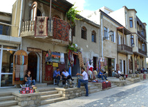 İçəri Şəhərdə gəzinti. Bakı, Azərbaycan, 30 may 2012