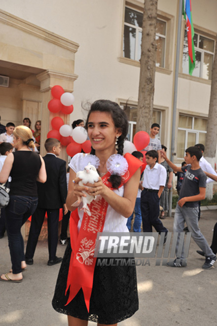 Last bell. Baku, Azerbaijan, May 31, 2012