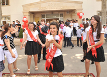 Last bell. Baku, Azerbaijan, May 31, 2012