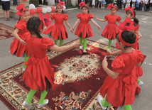 Last bell - a favorite holiday of schoolchildren. Baku, Azerbaijan, May 31, 2012