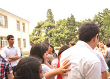 Last bell. Baku, Azerbaijan, May 31, 2012