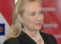 U.S. Secretary of State Hillary Clinton as part of her regional visit arrived in Azerbaijan where she visited the 19th International Caspian Oil and Gas Exhibition and Conference in Baku. Azerbaijan, June 06, 2012