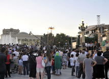 Baku holds concert and fireworks in honor of  National Salvation Day, Azerbaijan, June 15, 2012