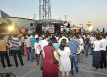 Baku holds concert and fireworks in honor of  National Salvation Day, Azerbaijan, June 15, 2012