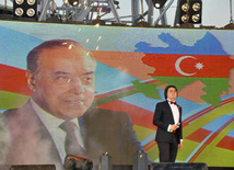 Baku holds concert and fireworks in honor of  National Salvation Day, Azerbaijan, June 15, 2012