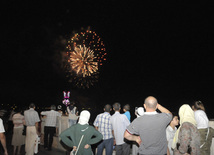 Baku holds concert and fireworks in honor of  National Salvation Day, Azerbaijan, June 15, 2012