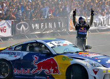 The F1 legend, Red Bull Racing team member David Coulthard drove the racing car. Azerbaijan, June 17, 2012