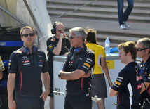 The F1 legend, Red Bull Racing team member David Coulthard drove the racing car. Azerbaijan, June 17, 2012