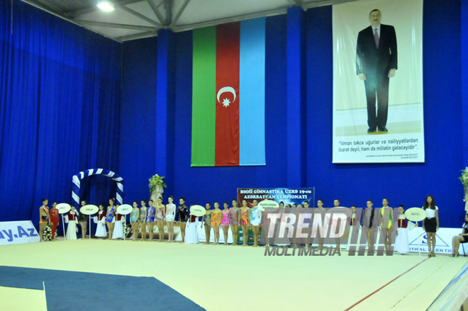 Azerbaijan Championship on Rhythmic Gymnastics. Baku, Azerbaijan, June 27, 2012