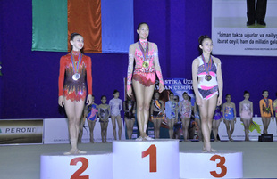 Bədii gimnastika üzrə Azərbaycan çempionatı. Bakı, Azərbaycan, 27 iyun 2012