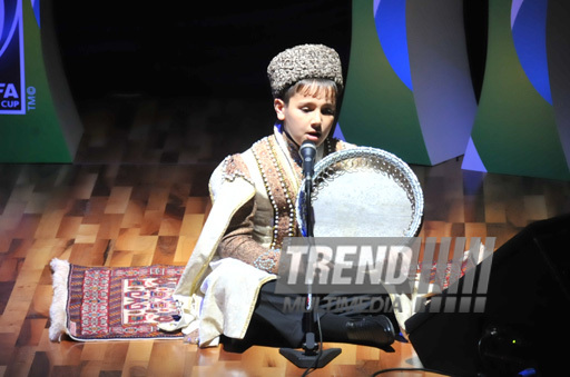 В Баку прошла жеребьевка среди национальных команд, участвующих в чемпионате мира по футболу среди девушек до 17 лет. Баку, Азербайджан, 06 июля 2012 г.